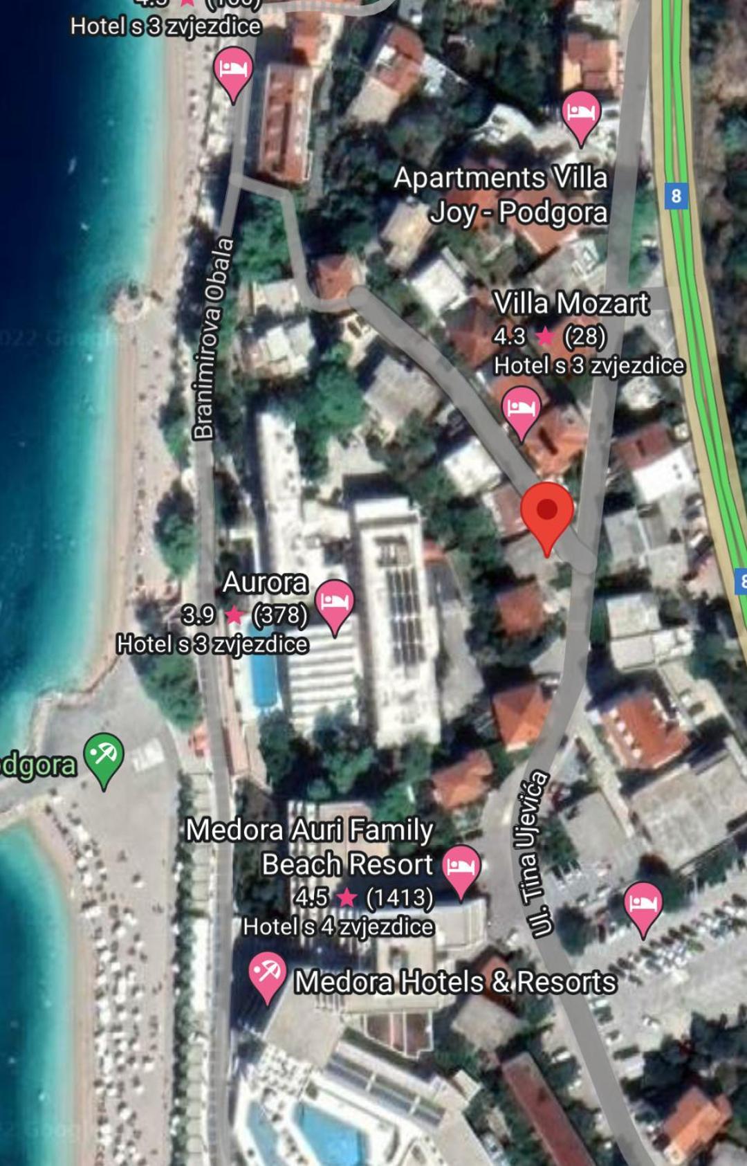 La La Lalic House Apartman Podgora Kültér fotó